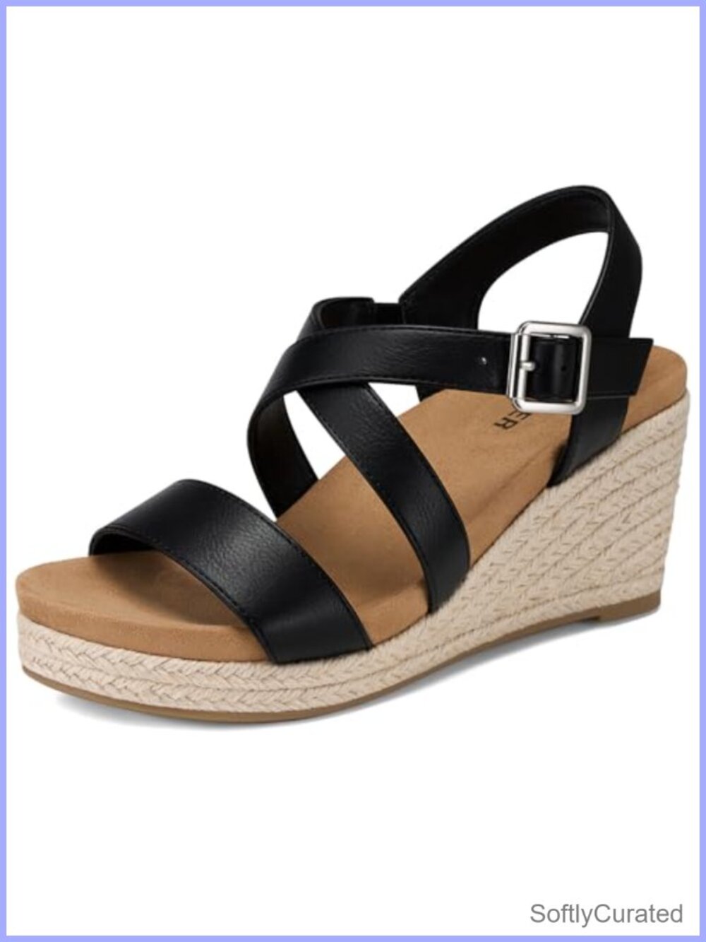 Platform Wedge Sandals Espadrille Arch Support Ankle Strap Dressy Summer Sandals